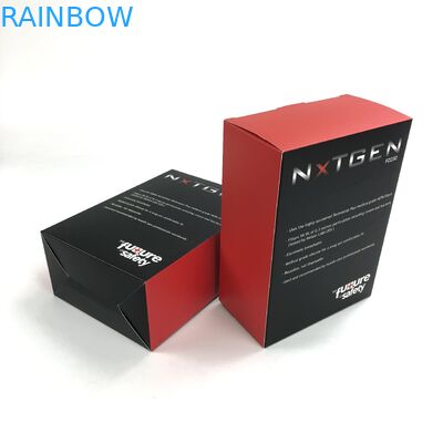 कस्टम मैट फिल्म यूवी खिलौना खाद्य पदार्थ की बोतलें कागज बॉक्स पैकेजिंग के लिए 400 ग्राम मोटाई सफेद कार्डबोर्ड के साथ