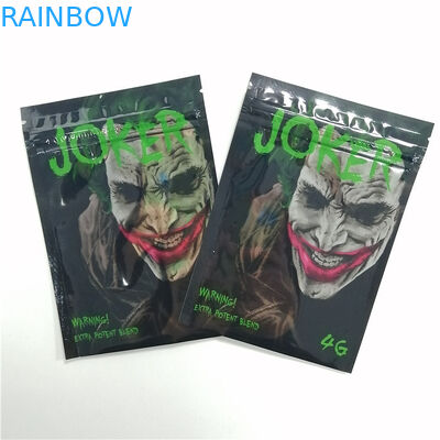 Cmyk 100microns हर्बल धूप पैकेजिंग बैग 4g