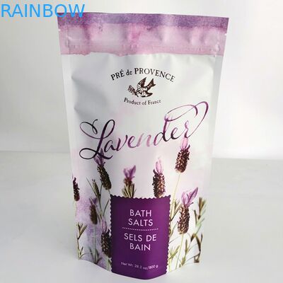 फ्री सैंपल डिजिटल प्रिंटिंग बाथ सॉल्ट पैकेजिंग बैग्स रिसेबलेबल स्टैंड अप पाउच 200G कॉफी बॉडी स्क्रब बैग