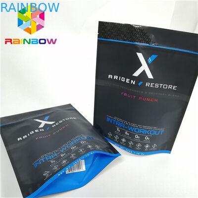 छोटे मात्रा में पेपर बैग खड़े हो जाते हैं और आंसू नोटों के साथ फ्लैट पेपर बैग जंपलॉक कस्टम प्रिंट होते हैं