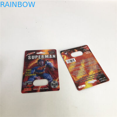 एम्बॉसिंग प्लास्टिक 3 डी लेंटिकुलर ब्लिस्टर कार्ड 10 मिमी