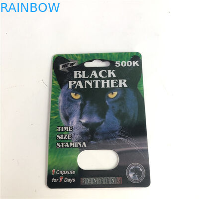 12 मिमी कैप नर एन्हांसमेंट 3 डी लेंटिकुलर कार्ड 500K गोली