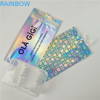 चमकदार स्पष्ट सामने दंत सोता लटका छेद प्लास्टिक बैग एल्यूमीनियम पन्नी अनुकूलित ज़िप ताला बैग पैकेजिंग है