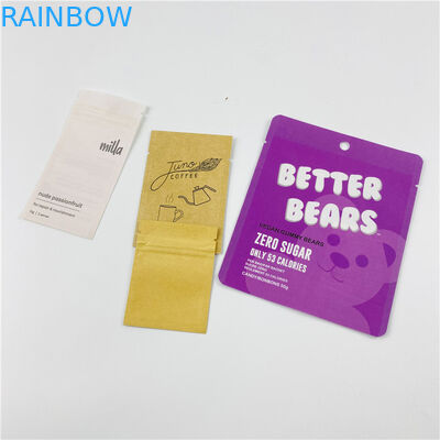 डिजिटल प्रिंटिंग एमओपीपी जिपलॉक कम्पोस्टेबल टिप्पर फ्लैट बैग 23x35 सेमी