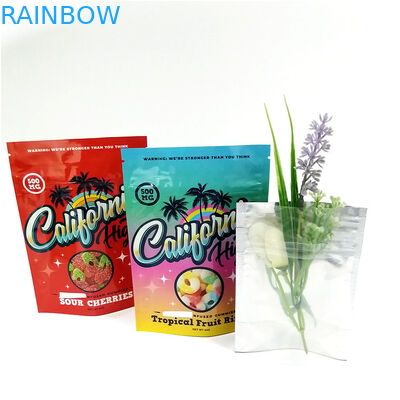 पुन: प्रयोज्य डिजिटल प्रिंटिंग खाद्य प्लास्टिक बैग डॉयक्स एल्यूमीनियम जिपर बैग कस्टम गंध सबूत Mylar बैग स्वादिष्ट कुकीज़ के लिए