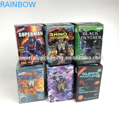 एफडीए 200mic राइनो 7 50000 3 डी ब्लिस्टर कार्ड नमी सबूत