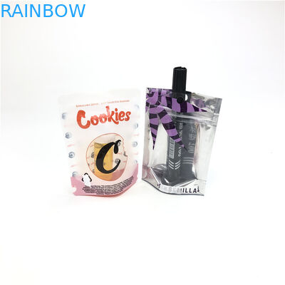 1/8 ऑउंस 3.5 ग्राम फ्लावर सीड्स सीबीडी सॉफ्ट टच कुकी माइलर चाइल्डप्रूफ पन्नी पाउच पैकेजिंग
