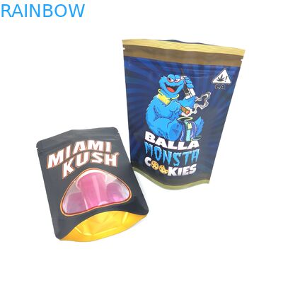 डोयपैक जिपर MOPP 8OZ जिपर स्टैंड अप पाउच VMPET