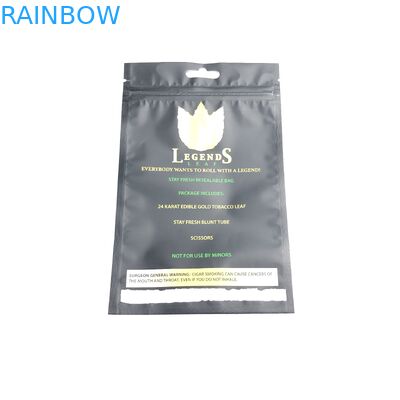 सिगरेट तम्बाकू के लिए मैट फिल्म एमओपीपी वीएमपीटी रेसिपीबल जिप लॉक बैग