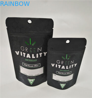 खाद्य ग्रेड अनुकूलित मुद्रित पन्नी टुकड़े टुकड़े में resealable mylar ziplock doypack CBD कैंडी बैग खड़े हो जाओ