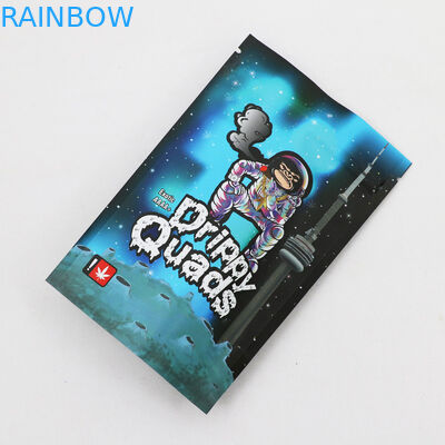 पन्नी जिपर गंध प्रूफ CMYK Mylar खरपतवार पैकेजिंग बैग