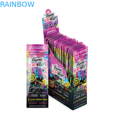 हाई बैरियर CMYK 200mic ब्लंट रैप सिगार पाउच 300gsm