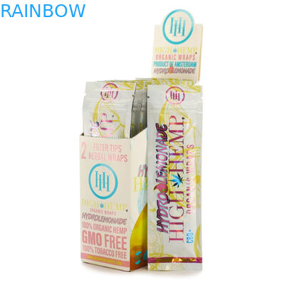 हाई बैरियर CMYK 200mic ब्लंट रैप सिगार पाउच 300gsm