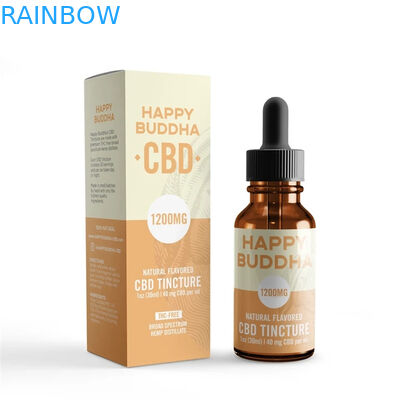 CMYK 200mic 30 ml कार्डबोर्ड ड्रॉपर बोतल पेपर बॉक्स