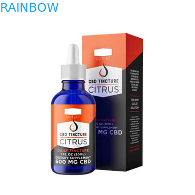 ब्लैक पेपर CMYK 10ml ड्रॉपर बोतल ट्यूब बॉक्स 200mic