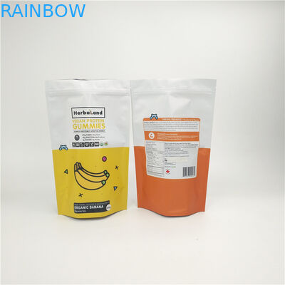 फूल पाउडर 140mic खाद्य ग्रेड Gummies CDB Mylar बैग