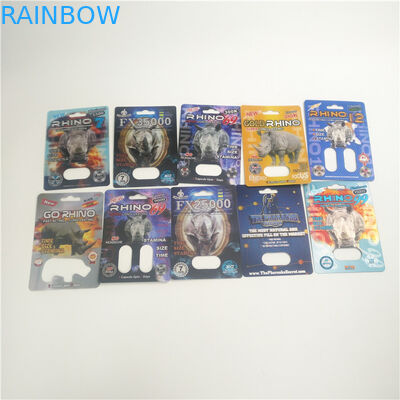 सुपर पैंथर एफडीए सेक्स पिल 3 डी राइनो ब्लिस्टर कार्ड कैप्सूल के लिए