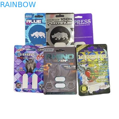 ब्लू 6K प्लांटिनम 100K 350g व्हाइटबोर्ड राइनो 3 डी कार्ड