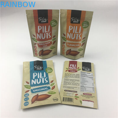 पन्नी टुकड़े टुकड़े में अभेद्य माइलर ज़िपलॉक बैग डॉयपैक्स माचा चाय