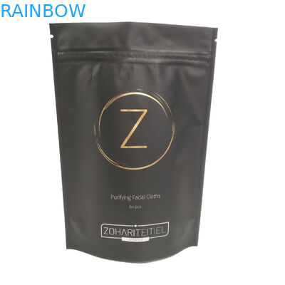 MOPP VMPET एसजीएस जिपर चेहरे की सफाई कपड़े के लिए थैली खड़े हो जाओ