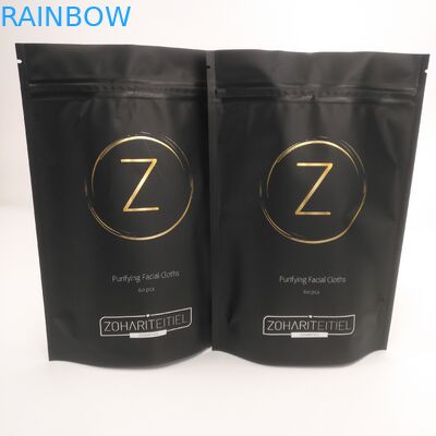 MOPP VMPET एसजीएस जिपर चेहरे की सफाई कपड़े के लिए थैली खड़े हो जाओ