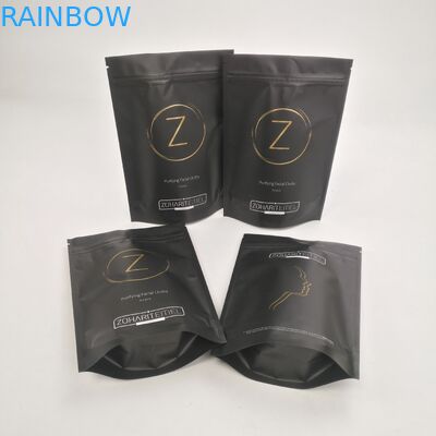 MOPP VMPET एसजीएस जिपर चेहरे की सफाई कपड़े के लिए थैली खड़े हो जाओ