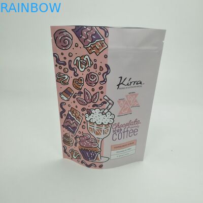 बोलसा मैट फिल्म MOPP VMPET Resealable बीन्स Doypack के लिए थैली खड़े हो जाओ