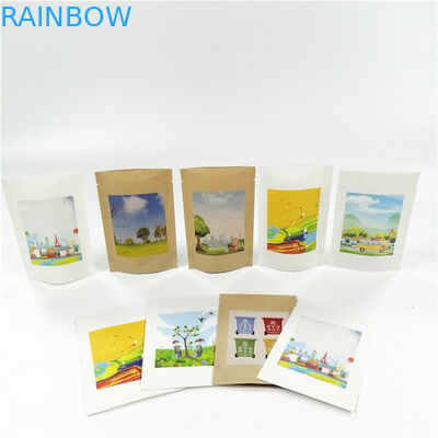 MOPP VMPET बायोडिग्रेडेबल क्राफ्ट पेपर बैग 100mircon