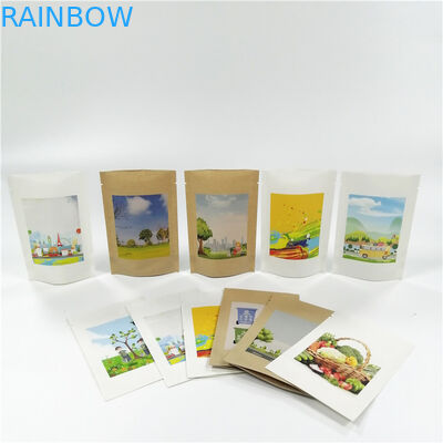 बायोडिग्रेडेबल 100मीरकोन VMPET क्राफ्ट पेपर पैकेजिंग बैग