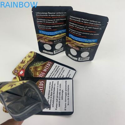 ओबामा ने 7 * 12CM खरपतवार पैकेजिंग Mylar बैग के ऊपर चुटकुले