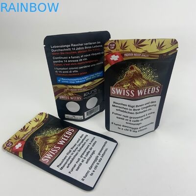 CMYK 110 माइक्रोन पीईटी तम्बाकू पत्ता पैकेजिंग बैग