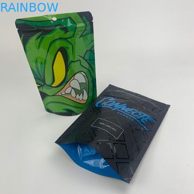 180 माइक्रोन VMPET LLDPE प्लास्टिक जिपलॉक खाद्य पाउच