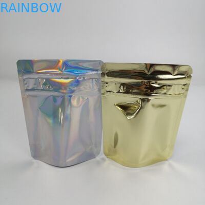 बाल प्रतिरोधी जमे हुए कुकीज़ पन्नी resealable पाउच खाद्य माइलर Ziplock