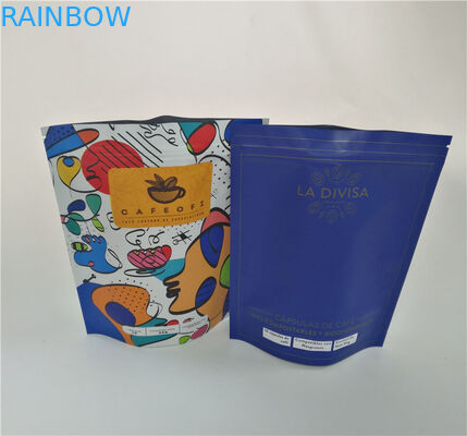 वैक्यूम सील कस्टम लोगो Ziplock पैकेजिंग बैग डिजिटल मुद्रित