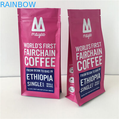 जिपर कॉफी बीन पैकेजिंग गंध सील सील गर्मी कली के साथ