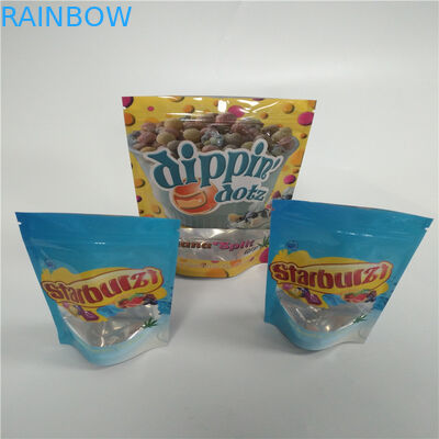 1g 3.5g 7g Gummies Mylar Ziplock प्लास्टिक रिसिलेबल पाउच बाल प्रतिरोधी