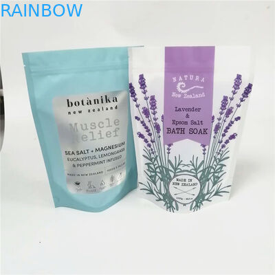 महासागर समुद्री नमक प्लास्टिक पाउच पैकेजिंग स्व स्थायी रहने योग्य कस्टम लोगो पैकेजिंग