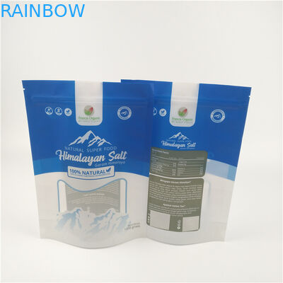 स्नान नमक पैकेजिंग पन्नी मैट स्टैंड अप ज़िपलॉक पाउच पुन: प्रयोज्य