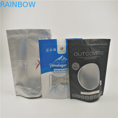 स्नान नमक पैकेजिंग पन्नी मैट स्टैंड अप ज़िपलॉक पाउच पुन: प्रयोज्य