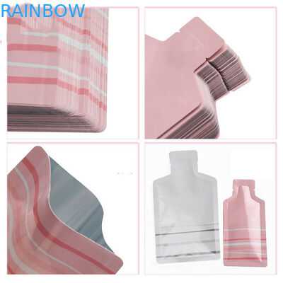 5 मिलीलीटर कॉस्मेटिक नमूना 3 साइड सील फ्लैट पाउच प्लास्टिक बायोडिग्रेडेबल