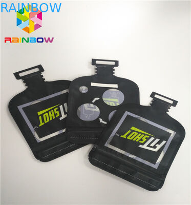 जिपर के साथ कैंडी पैकेजिंग अनियमित आकार कस्टम प्लास्टिक बैग