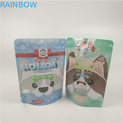 ऑर्गेनिक डॉग बिस्किट पेट फ़ूड पाउच ग्रैविव प्रिंटेड फिल्म लैमिनेटेड