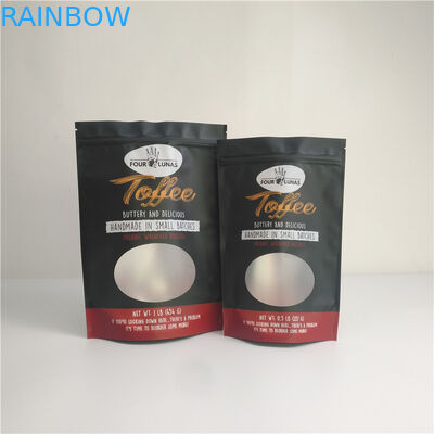 खिड़की के साथ कस्टम मुद्रित टुकड़े टुकड़े में खाद्य Mylar कैंडी खाद्य पैकेजिंग