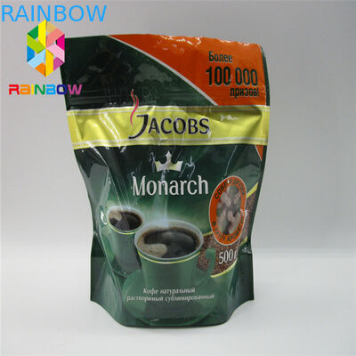 एल्यूमीनियम पन्नी जिपर कॉफी बैग गंध सबूत खाद्य ग्रेड खड़े हो जाओ