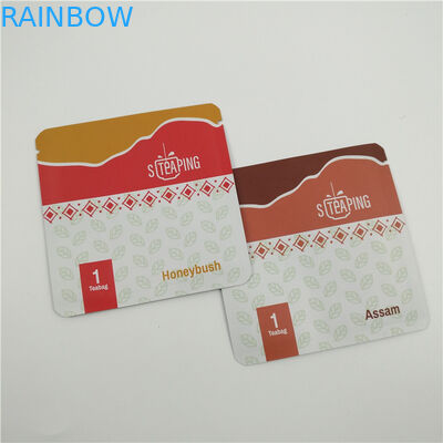 पन्नी प्लास्टिक चाय Recyclable पाउच पैकेजिंग काले हरे स्वनिर्धारित लोगो