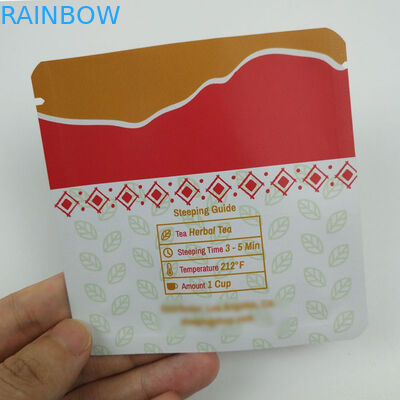 पन्नी प्लास्टिक चाय Recyclable पाउच पैकेजिंग काले हरे स्वनिर्धारित लोगो