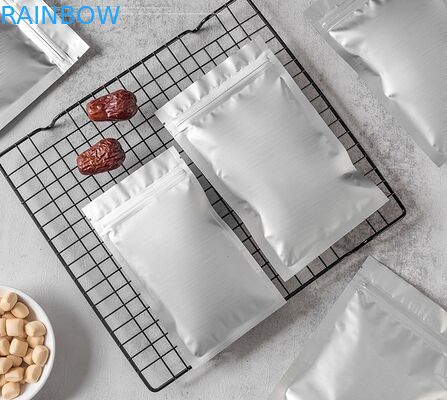 छोटे चाय जिपर पन्नी Mylar तीन साइड सील बैग गंध प्रूफ कस्टम मुद्रित