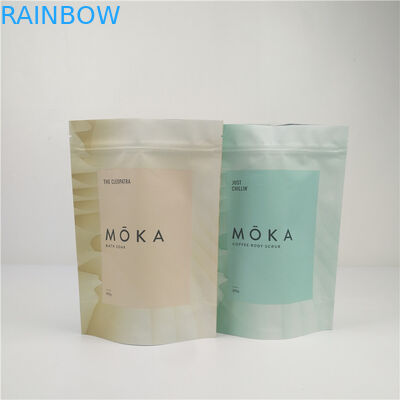 कस्टम जिपर टुकड़े टुकड़े में प्लास्टिक साल्ट स्नान के लिए पाउच खड़ा है