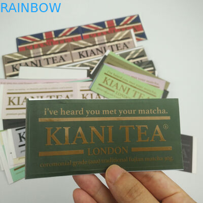 अद्वितीय अनुकूलित चिपकने वाला पनरोक स्टीकर खाद्य उत्पाद पानी की बोतल कस्टम लोगो मुद्रित लेबल स्टीकर