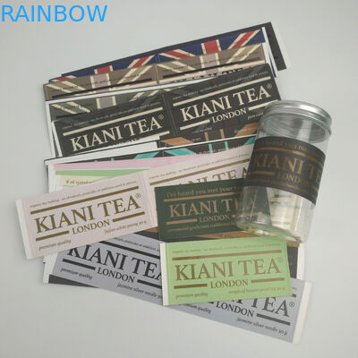 अद्वितीय अनुकूलित चिपकने वाला पनरोक स्टीकर खाद्य उत्पाद पानी की बोतल कस्टम लोगो मुद्रित लेबल स्टीकर